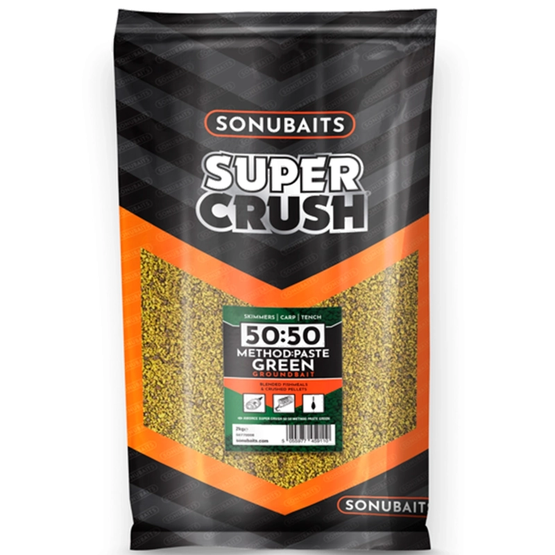 Sonubaits 50:50 Method and Paste Green Groundbait 2kg